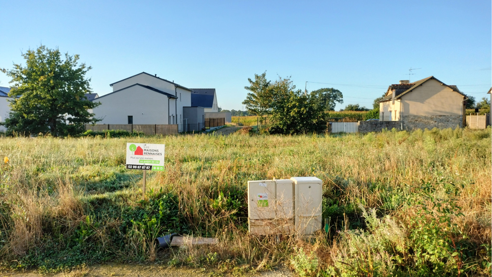 Terrain constructible de 215m2 à La Bouëxière