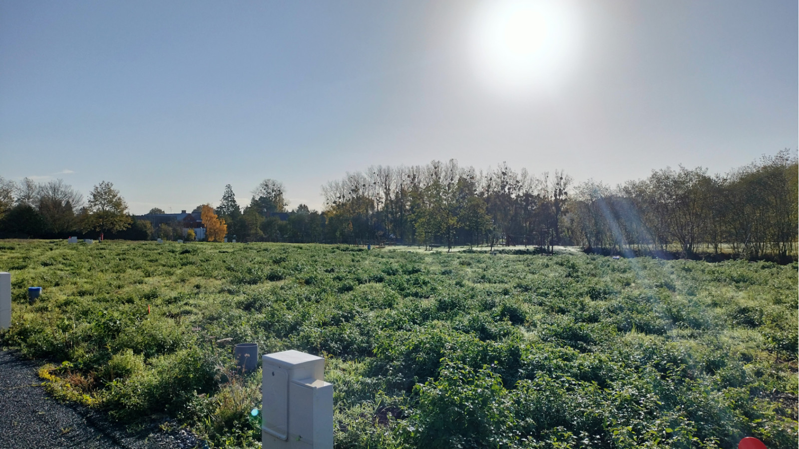 Terrain constructible de 348m2 à Bourg-des-Comptes