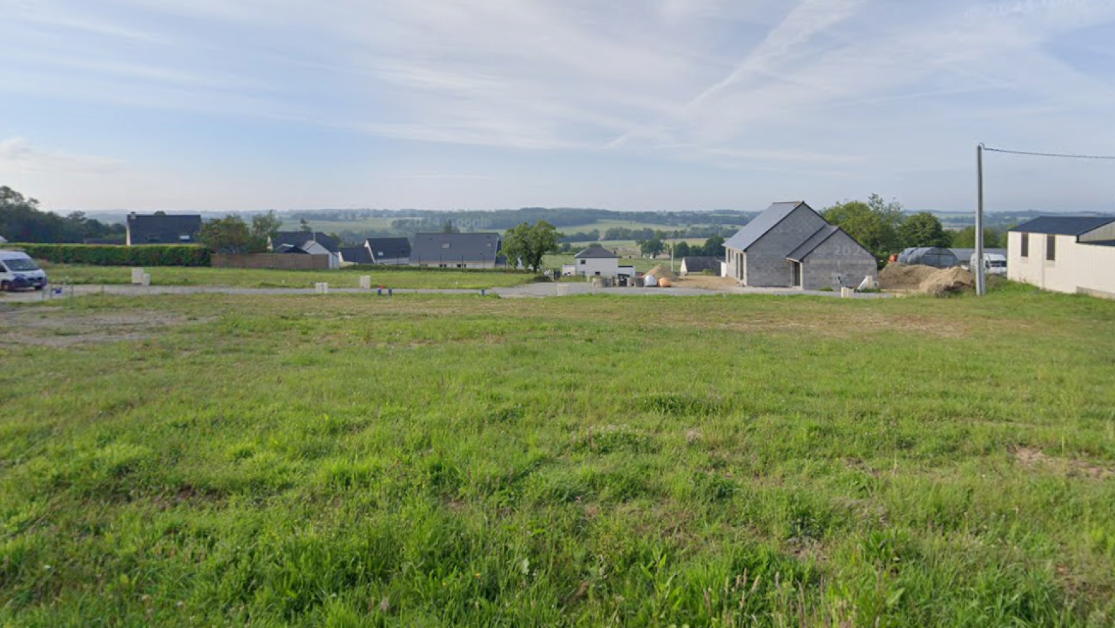 Terrain constructible de 250m2 à Domagné