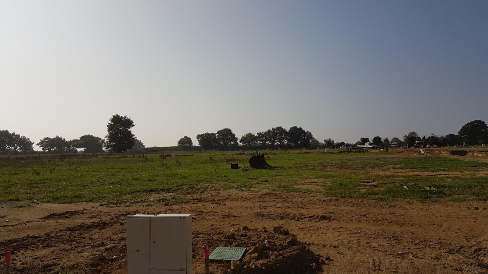 Terrain constructible de 421m2 à Le Bignon