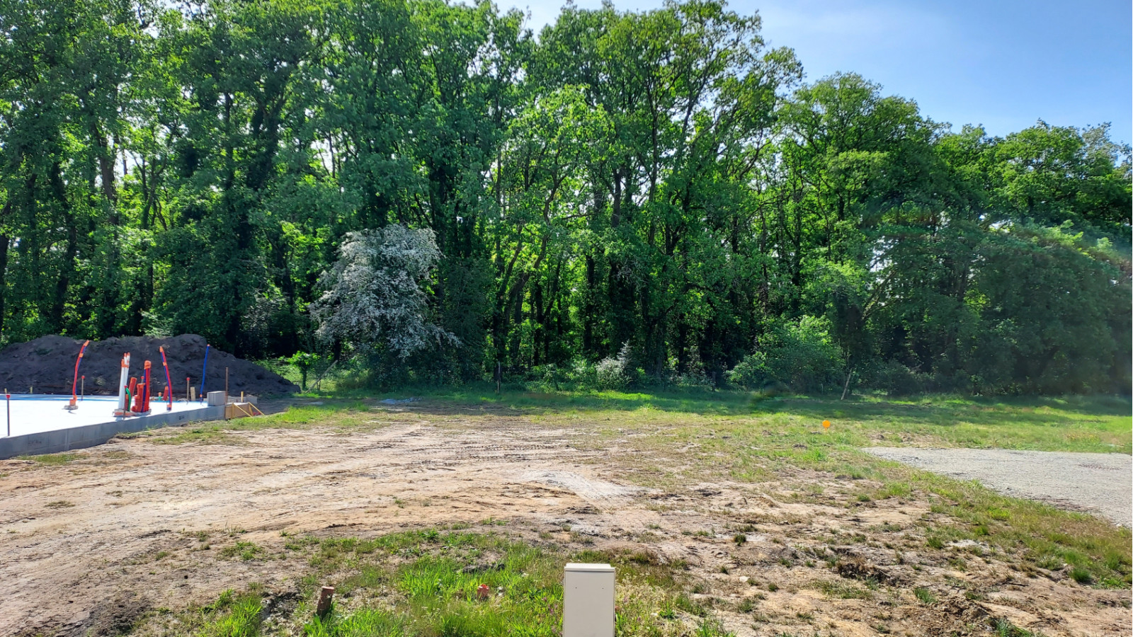 Terrain constructible de 607m2 à La Meilleraye-de-Bretagne