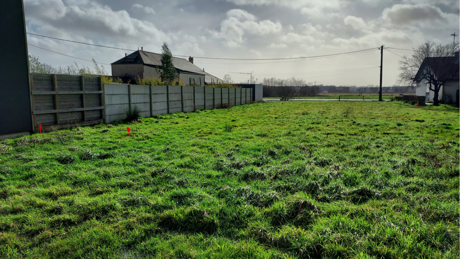 Terrain constructible de 520m2 à Ligné