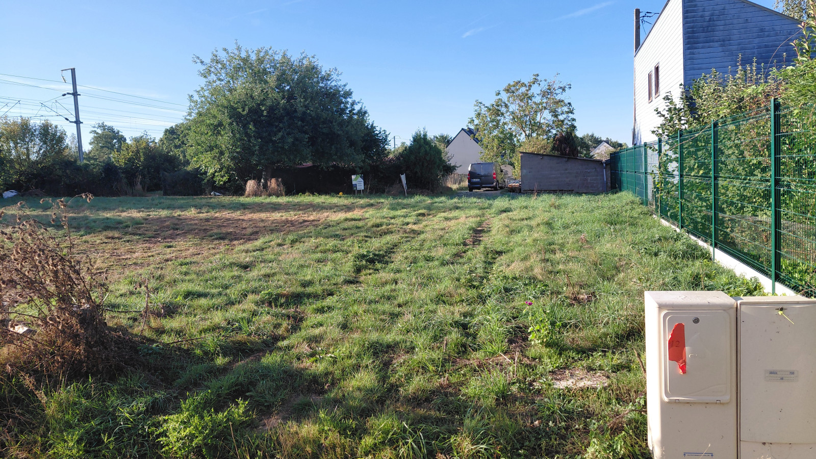Terrain constructible de 313m2 à La Chapelle-Chaussée