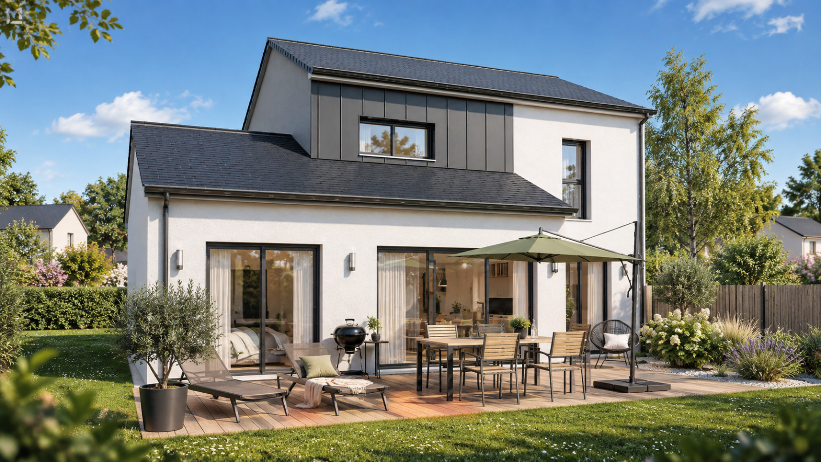 Maison neuve à Carnac avec 4 chambres sur terrain de 670m2 / image 3