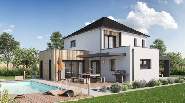 Maison neuve à Sucé-sur-Erdre avec 4 chambres sur terrain de 420m2 - image 1
