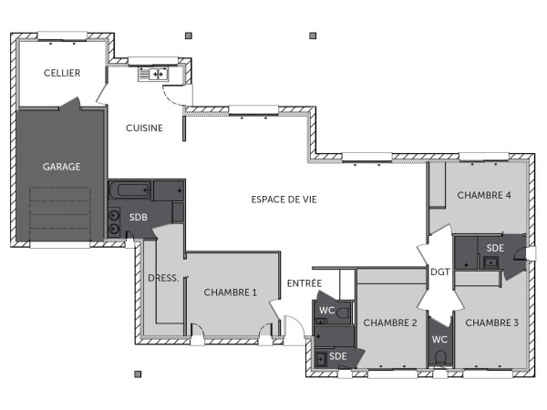 Plan (maison 261)