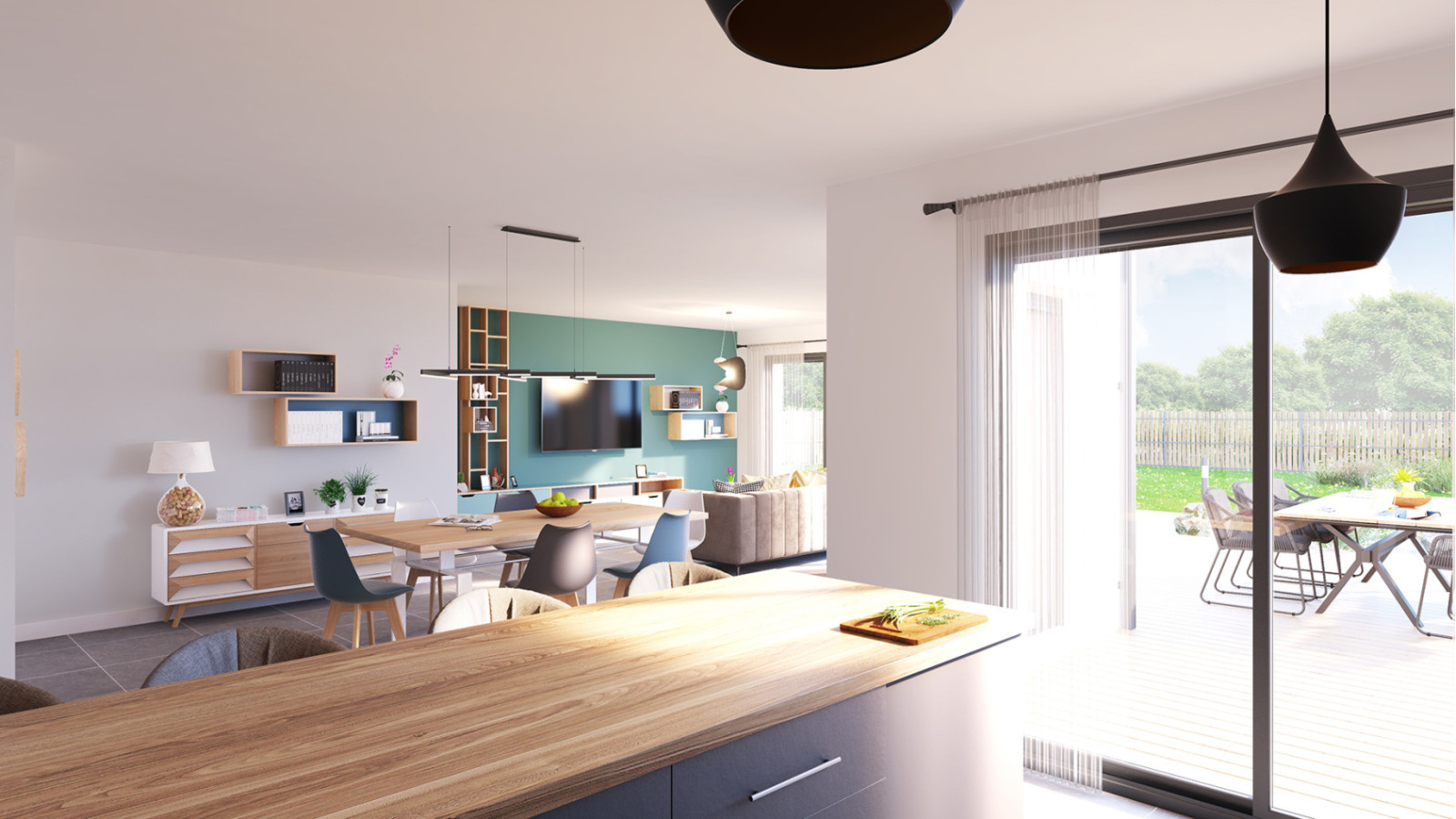 Maison neuve à Plumelec avec 5 chambres sur terrain de 532m2 / image 7