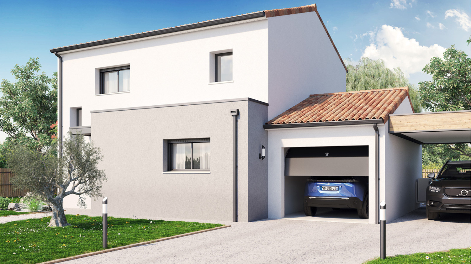 Maison neuve à La Chevrolière avec 3 chambres sur terrain de 469m2 / image 4
