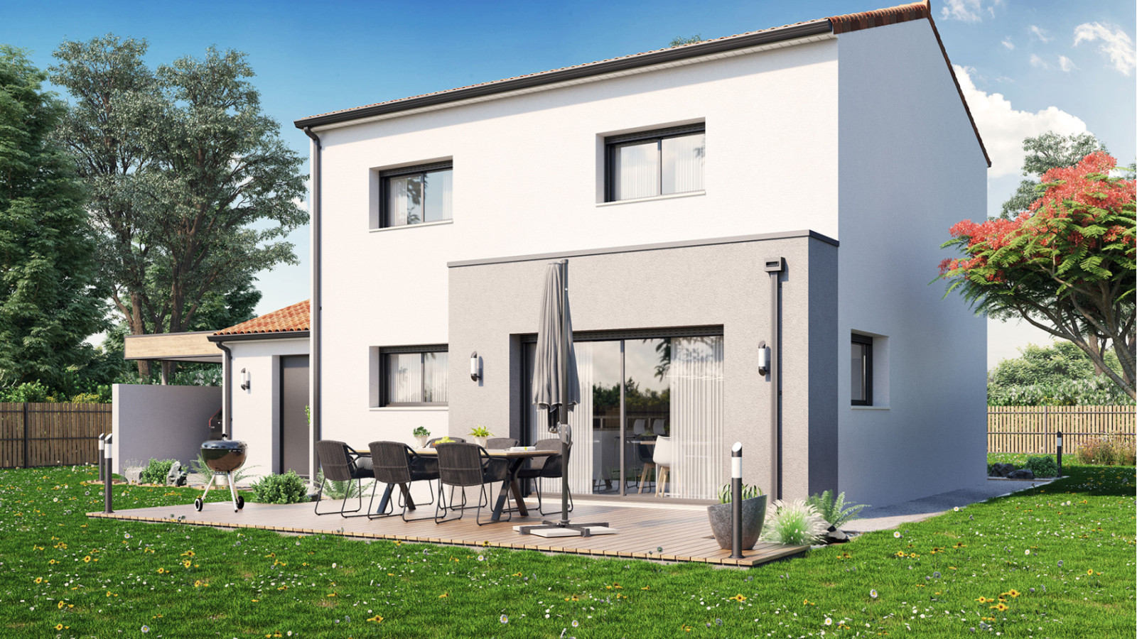 Maison neuve à La Chevrolière avec 3 chambres sur terrain de 469m2 / image 5