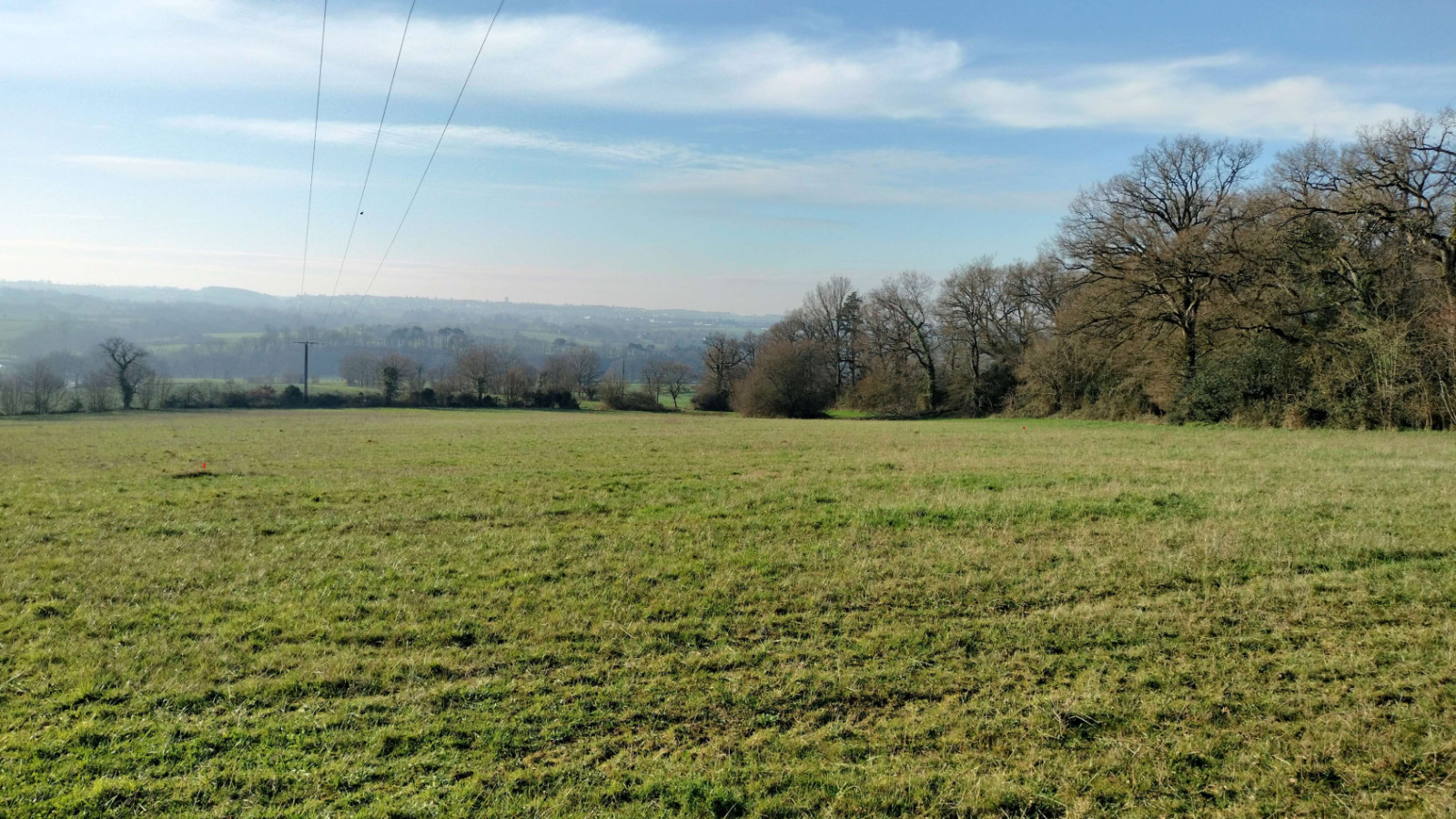 Terrain constructible de 411m2 à Le Petit-Fougeray